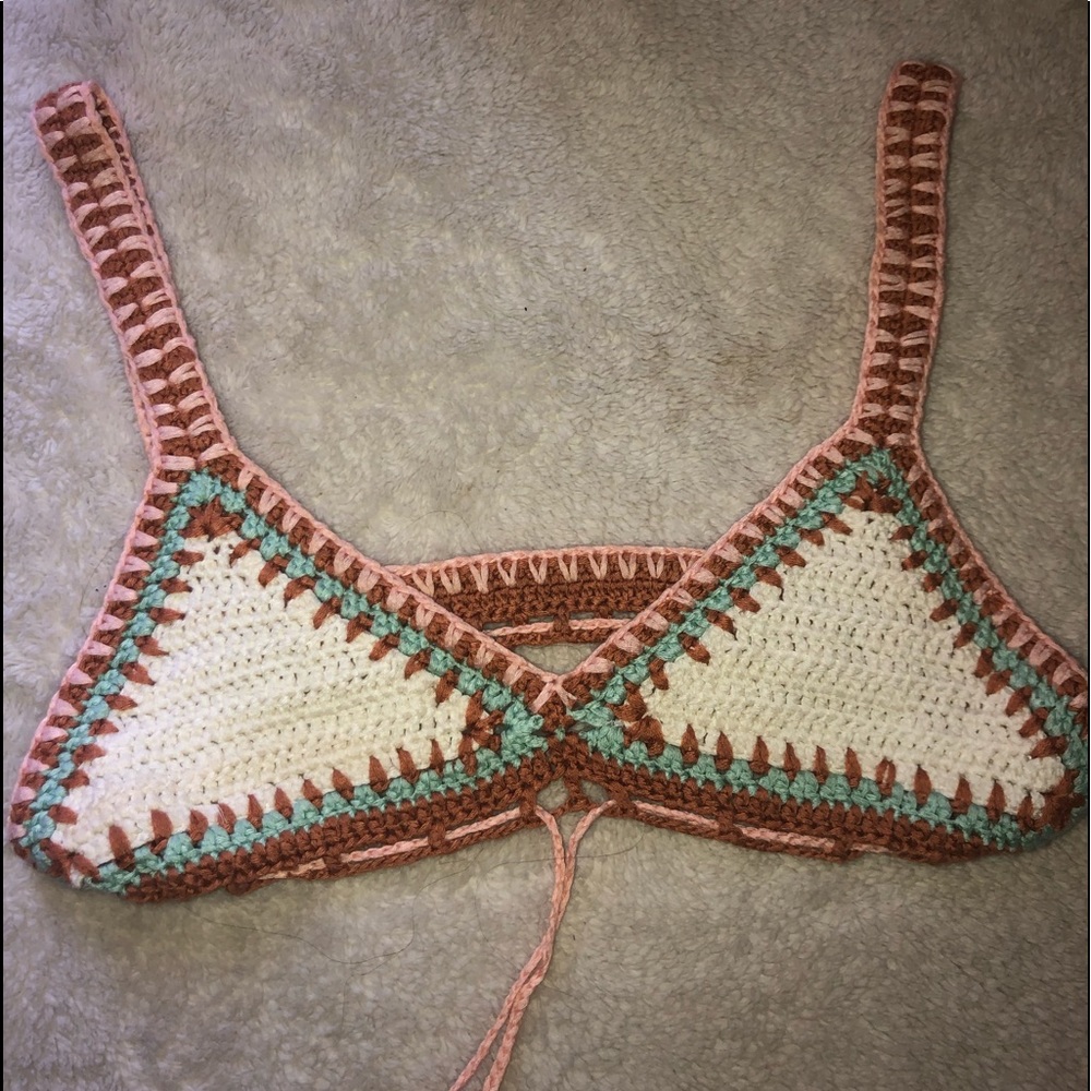 Sewed bikini top